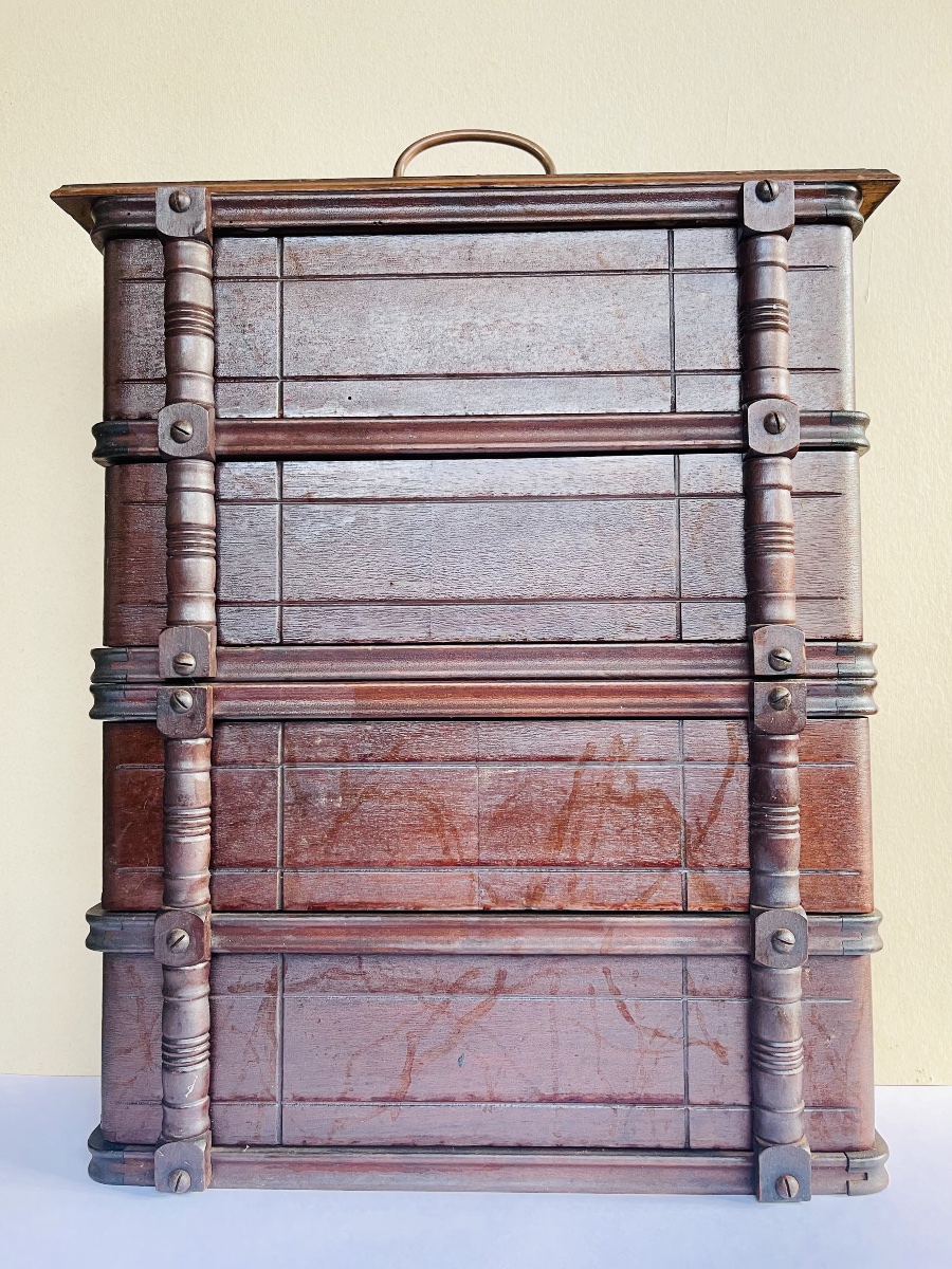 Sewing Cabinet With Drawers. Circa 1920. -photo-4